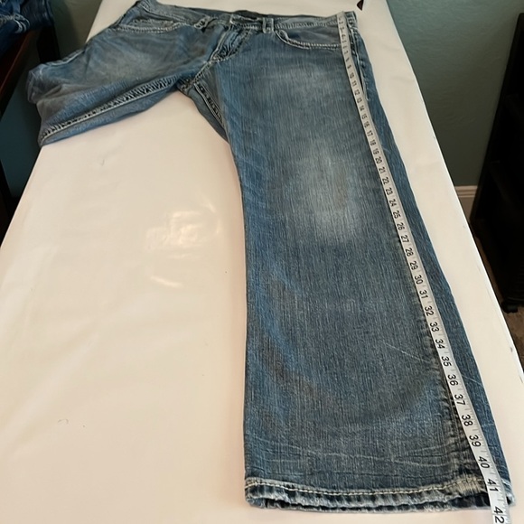 Silver Jeans Gordie Straight Leg Relaxed Size 34 - Picture 8 of 16